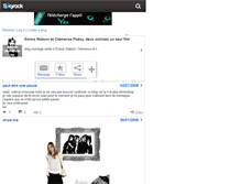 Tablet Screenshot of emma-clemence-hp.skyrock.com