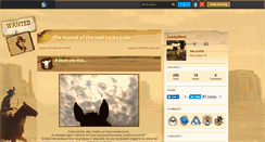 Desktop Screenshot of luckywest.skyrock.com