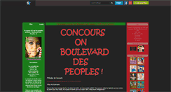 Desktop Screenshot of boulevard-des-peoples.skyrock.com