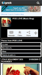 Mobile Screenshot of ipod-love1.skyrock.com