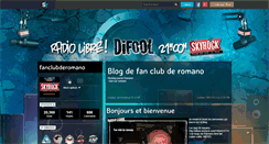 Desktop Screenshot of fanclubderomano.skyrock.com