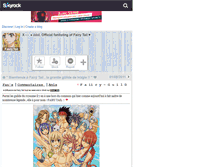 Tablet Screenshot of faiirytail.skyrock.com