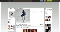 Desktop Screenshot of laetitialarusso.skyrock.com