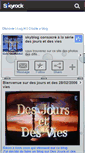 Mobile Screenshot of desjoursetdesvie.skyrock.com