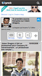 Mobile Screenshot of gregory-adam.skyrock.com