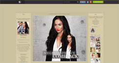 Desktop Screenshot of meganfoxfrance.skyrock.com