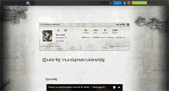 Desktop Screenshot of clairemaclaymore.skyrock.com