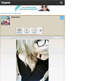 Tablet Screenshot of crisvanity.skyrock.com