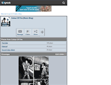 Tablet Screenshot of colour-of-fire-music.skyrock.com