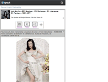 Tablet Screenshot of dita.skyrock.com