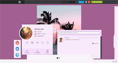 Desktop Screenshot of choco-wa.skyrock.com