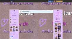 Desktop Screenshot of andrea-et-bebe.skyrock.com