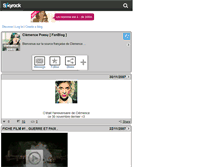 Tablet Screenshot of clemence-poesy.skyrock.com