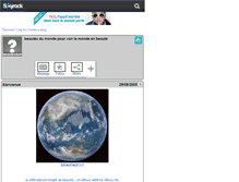 Tablet Screenshot of beautesdumonde.skyrock.com