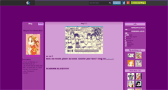 Desktop Screenshot of fics-gakuen-alice.skyrock.com