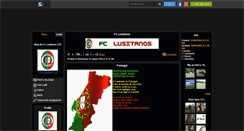 Desktop Screenshot of fc-lusitanos-cdf.skyrock.com