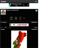 Tablet Screenshot of fc-lusitanos-cdf.skyrock.com