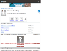 Tablet Screenshot of demononeofficiel.skyrock.com