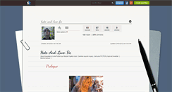 Desktop Screenshot of hate-and-love-fic.skyrock.com