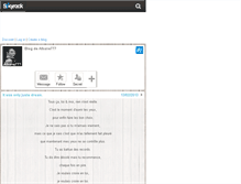 Tablet Screenshot of albane777.skyrock.com