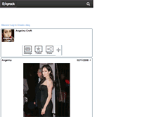 Tablet Screenshot of angelina-croft.skyrock.com