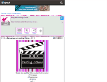 Tablet Screenshot of casting-13ans.skyrock.com