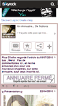 Mobile Screenshot of annuaire-2010-fiction.skyrock.com