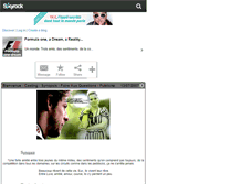 Tablet Screenshot of formula-one-dream.skyrock.com
