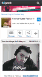 Mobile Screenshot of fabblog.skyrock.com