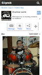 Mobile Screenshot of drummerworld59.skyrock.com
