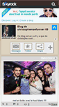 Mobile Screenshot of christophemaeforever69.skyrock.com