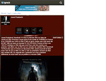 Tablet Screenshot of jaredpadalecki-fan.skyrock.com