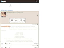 Tablet Screenshot of aboutmonica.skyrock.com