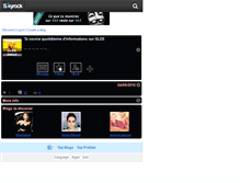 Tablet Screenshot of glee-daily.skyrock.com