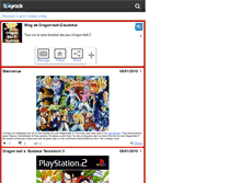 Tablet Screenshot of dragon-ball-z-budokai.skyrock.com