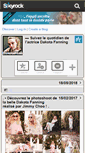 Mobile Screenshot of dakotafanning.skyrock.com