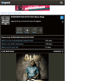 Tablet Screenshot of interview-pub-artist-rap.skyrock.com