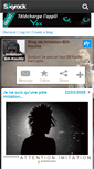 Mobile Screenshot of imitation-bill-kaulitz.skyrock.com