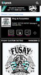 Mobile Screenshot of fusaytattoo.skyrock.com