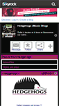 Mobile Screenshot of hedgehogs-officiel.skyrock.com