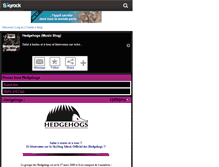 Tablet Screenshot of hedgehogs-officiel.skyrock.com