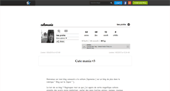 Desktop Screenshot of cutemania.skyrock.com