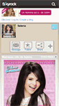 Mobile Screenshot of gomez-selena-xx.skyrock.com