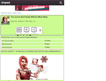 Tablet Screenshot of hayley-addict.skyrock.com