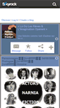 Mobile Screenshot of actors-narnia-fiction.skyrock.com