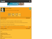 Tablet Screenshot of fanofshakira1102.skyrock.com