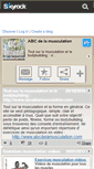 Mobile Screenshot of abcdelamusculation.skyrock.com