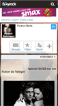 Mobile Screenshot of fiction-bellaswan.skyrock.com