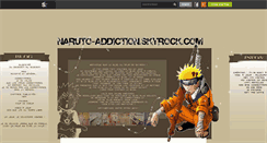 Desktop Screenshot of naruto-addiction.skyrock.com