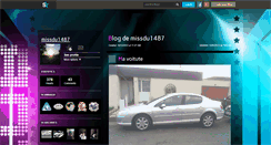 Desktop Screenshot of missdu1487.skyrock.com